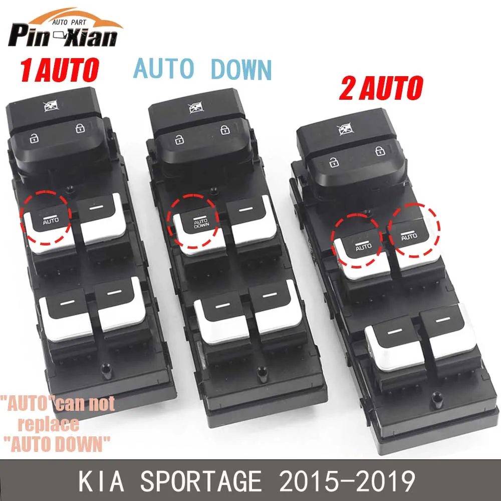 

93571-D9200 93571-D9000 93571-D9050 For KIA SPORTAGE 2015-2019 Front Left Electric Power Window Switch Lifter Control Button