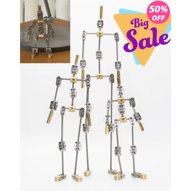 16-25cm  Animation Standard Edition Stop-Motion Animation Skeleton, Animated Character Metal Skeleton