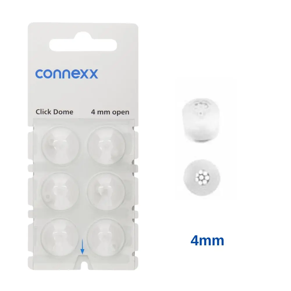 Original Silicone Ear domesSignia Click Connexx Sleeve ,for Siemens Signia Rexton CIC ITC and RIC Model Hering Aids