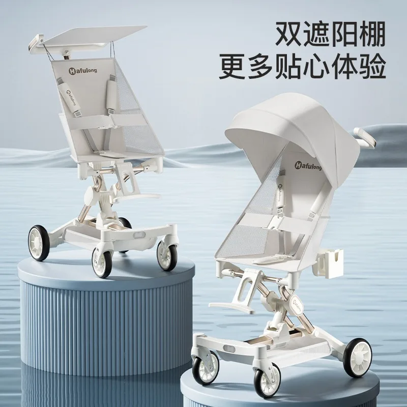 

Children's trolley with baby slimming artifact children's trolley with lightweight one-click folding children's trolley