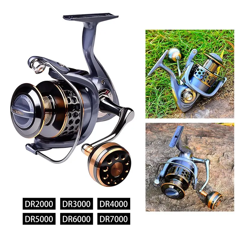 Topline High Quality Spinning Fishing Reel 2000,3000 series Pesca Front Brake System Quality Max Drag 21KG Spool Fishing Coil