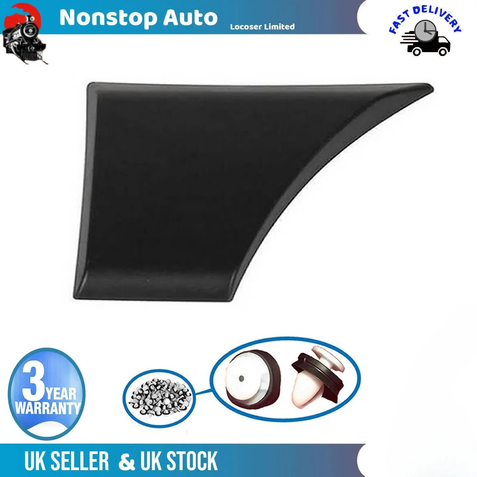 Moulding Strip Rear Panel Left/Right Side For Renault Master MK3 Movano BMK2 NISSAN Interstar NV400 10-20 768F20004R 768F30004R