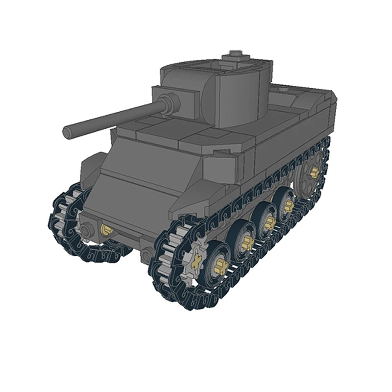 Model niszczyciela czołgów M8A1 MOC Klocki Konstrukcyjne Sprzęt Wojenny Technologia Modularna Prezenty Świąteczne Zestaw do Składania Zabawki dla Dzieci