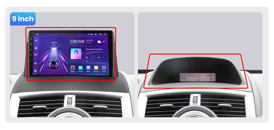 Junsun Wireless Carplay Android Auto Autoradio für Renault Megane 2 2008-2015 GPS Auto intelligente Systeme Smart Autoradio – Detail 3