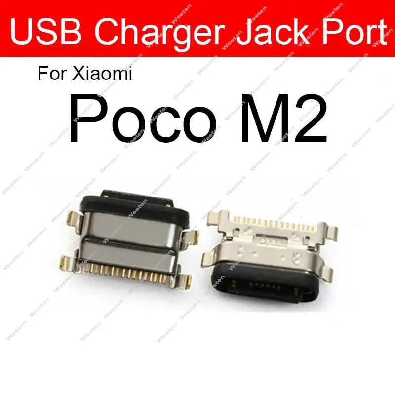 USB Charger Port For Xiaomi Pocophone F1 POCO F2 F3 F4 GT M2 M3 X2 X3 GT NFC Pro C3 Micro USB Connector Charging Dock Jack