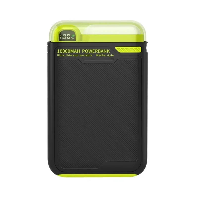 10000mAh PD20W Magnetic Wireless Power Bank With Stand Cable USBC For iPhone 15 Samsung Fast Charging External Auxiliary Battery