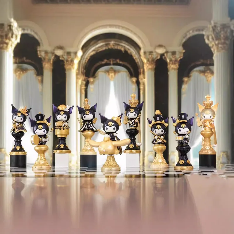 

Sanrio Kuromi слепая коробка игрушка шахматы серии Kawaii украшения анимация периферийные устройства детский подарок на день рождения и Рождество модель