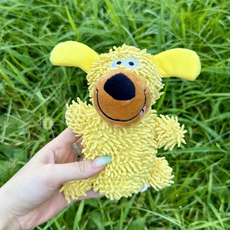 

2 шт., новая игрушка для собаки, мультяшная милая голосовая плюшевая игрушка для швабры, игрушка для собак, устойчивая к укусам, игрушка для собак, оптовая продажа