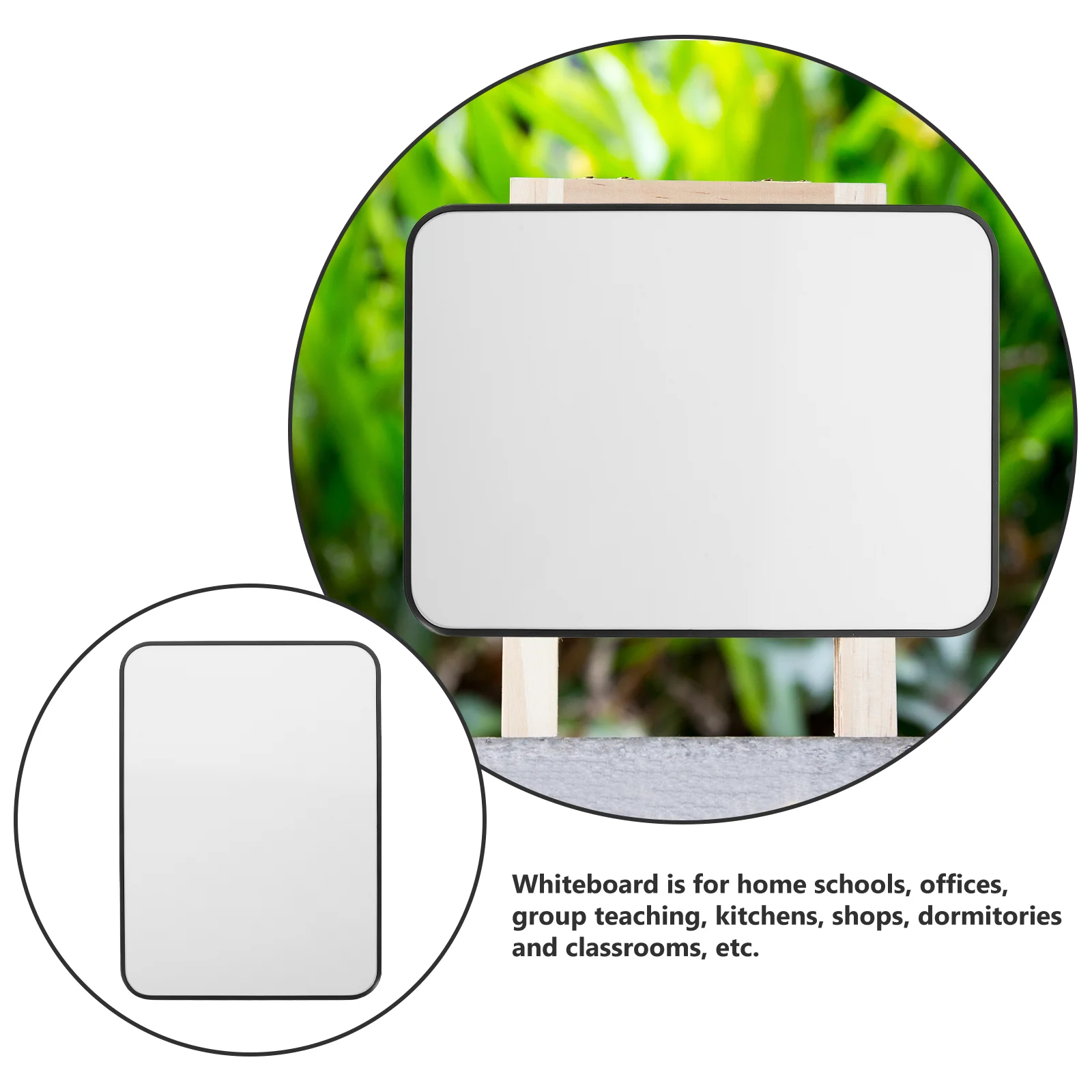 Soft-sided Double-sided Writing Board Desktop Whiteboard Drawing Handheld Office Mini Boards Dry Erase