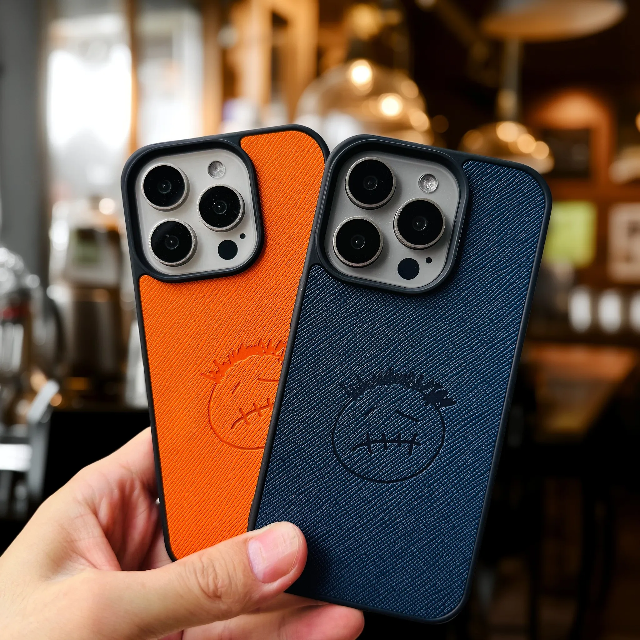 Hip-Hop-Kaktus-Handyhülle für Samsung Galaxy S25 24 23 Ultra Plus, Luxus-Retro-Denim-Leder, Anti-Drop-Funda-Hüllen, Carcasa