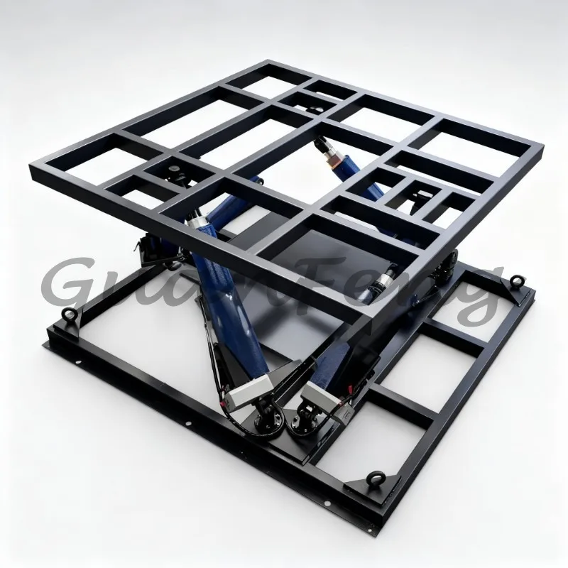 6-DOF Motion Simulation Test Platform, Six Degrees of Freedom Swing Test Bench for Wave Simulation Testing