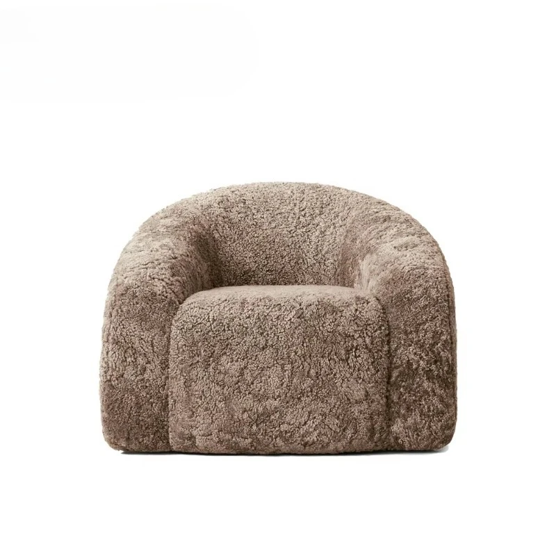 Modern swivel chair light luxury bedroom study single hotel apartment leisure chair
