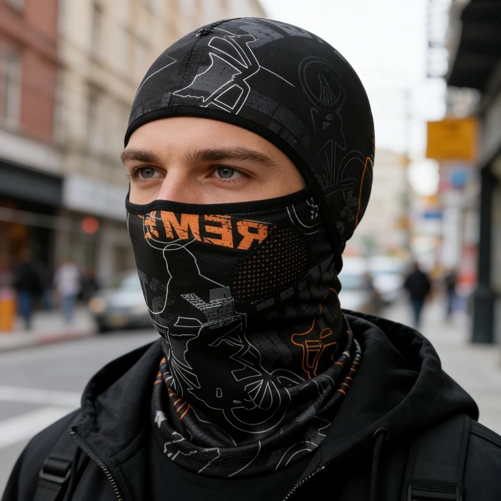 

Ski Balaclava Face Mask Windproof Dustproof Neck Hood for Motorcycle Riding