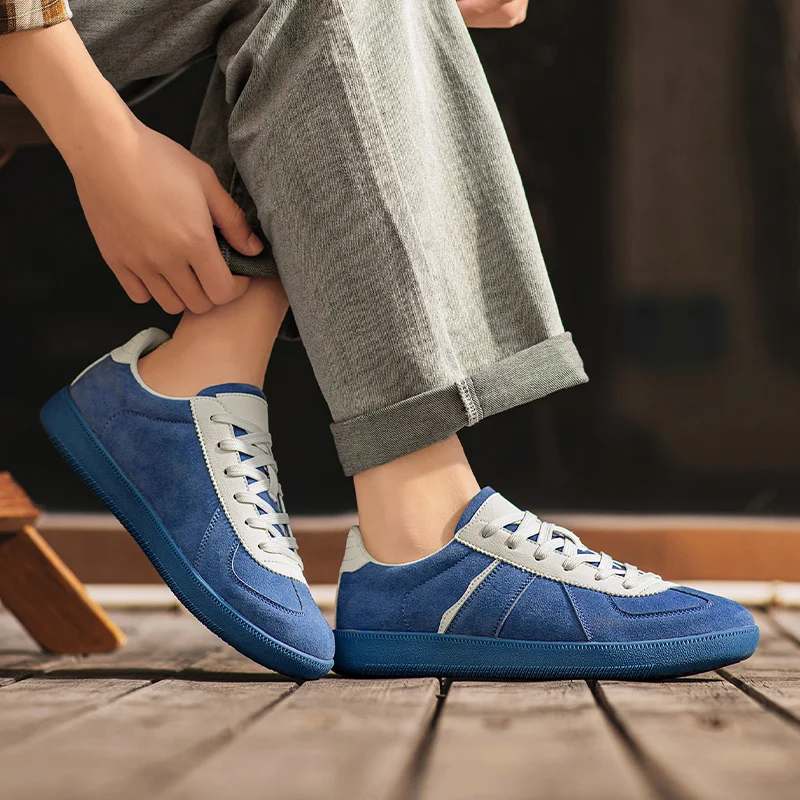 

New 2026 Men'S Niche Trend Casual Sports Shoes Wear-Resistant And Breathable Training Shoes Anti Slip Rubber Outsole Board Shoes