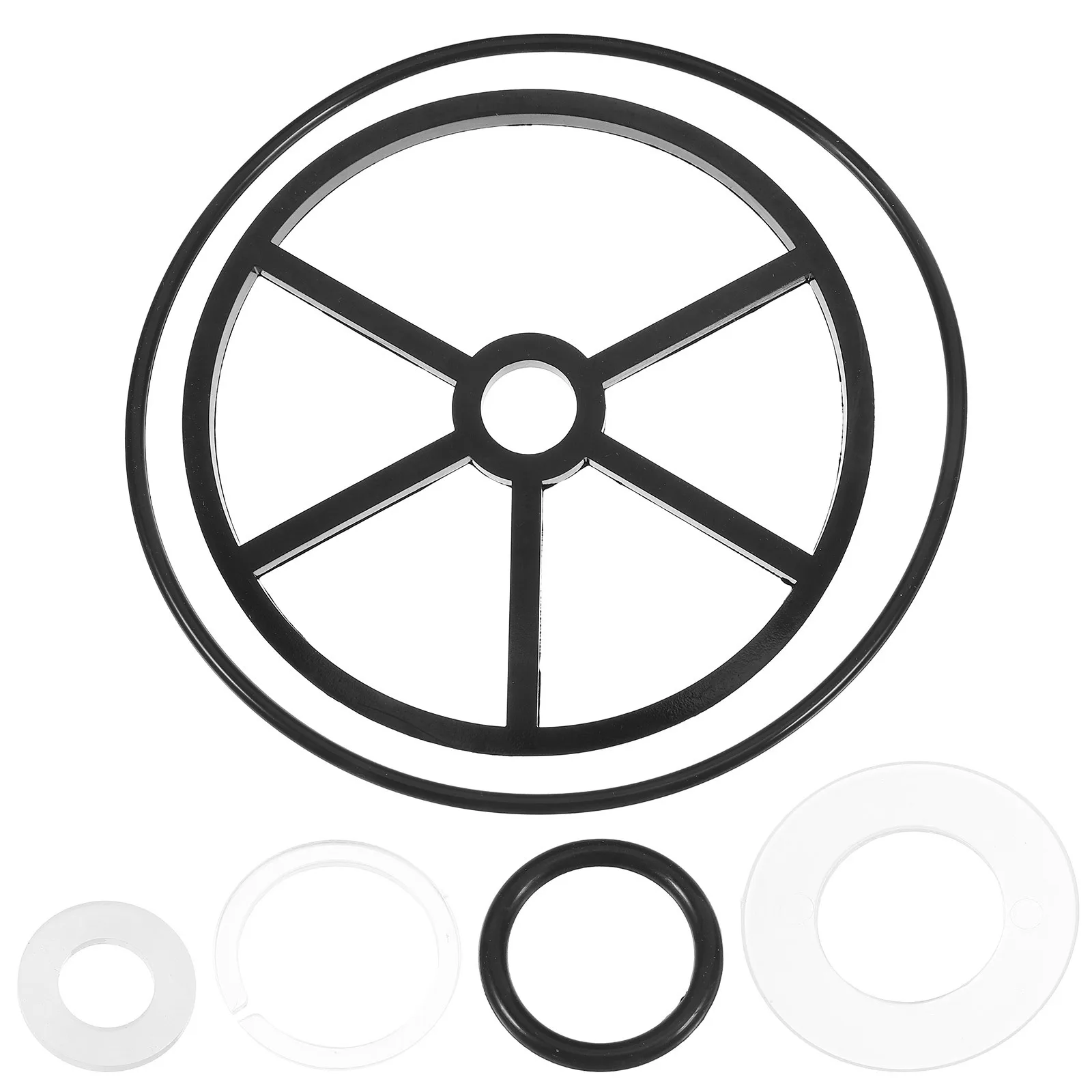 

1Set Pool Filter Valve Gasket Set Durable Easy Installation Long Lasting Performance Replacement Parts Pool Filter Valve O Ring