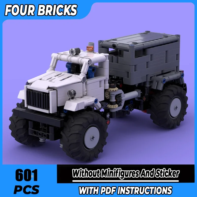 

Moc строительные блоки ГАЗ "Mammoth" технология модульные кирпичи модель подарки рождественские игрушки наборы «сделай сам» сборка