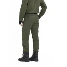 Men's Tactical Cargo Pants Khaki Army Style #5