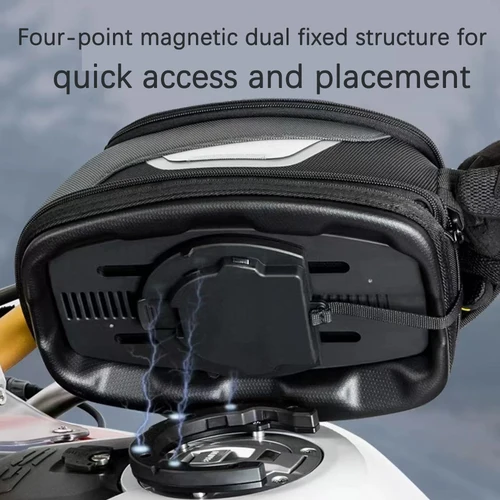 Imagen 2 del producto Bolsa de tanque para BMW R1250GS R1250 GS Kits de tanque de combustible de liberación rápida F850GS F750GS F900R S1000XR accesorios bolsa de tanque de combustible impermeable