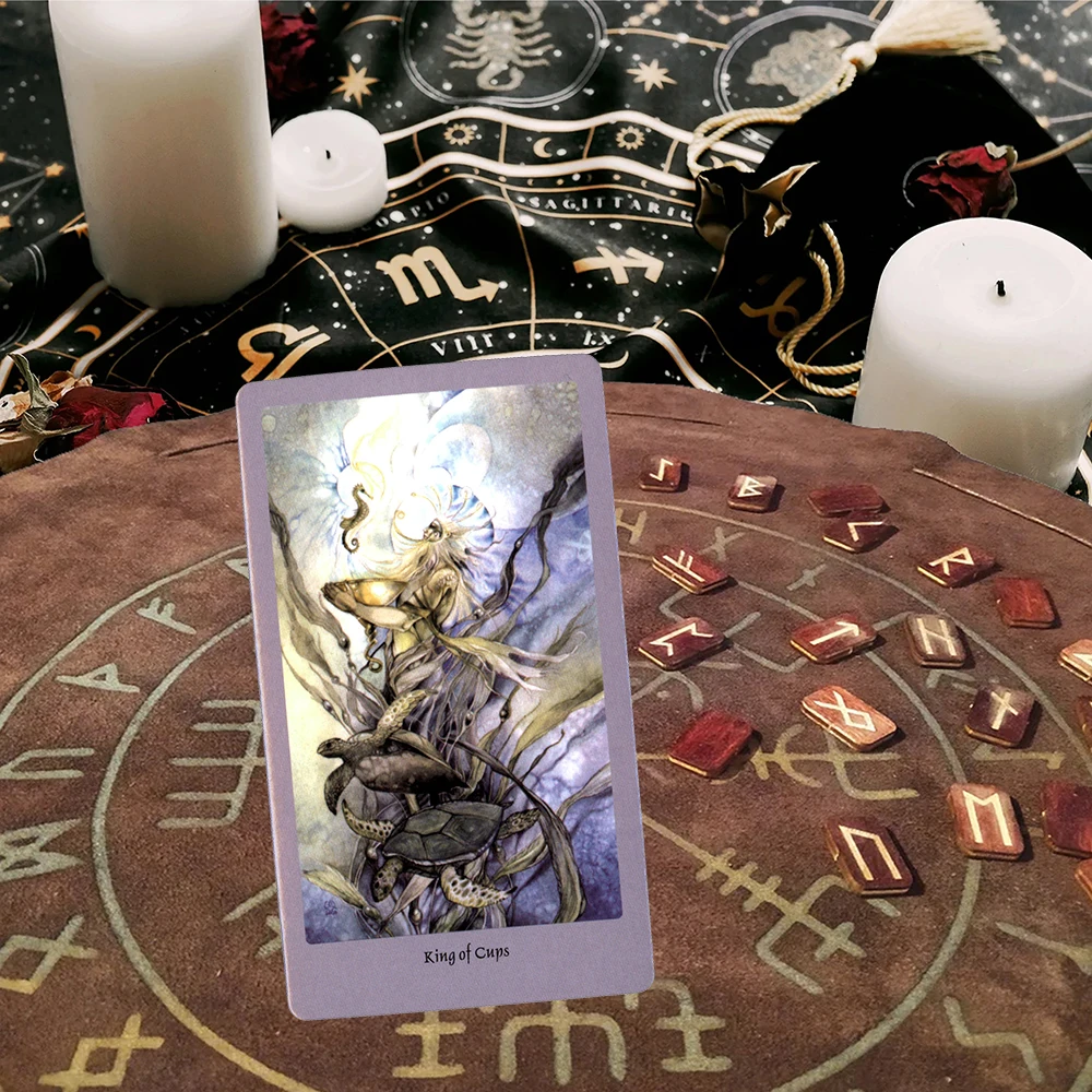 Shadows Tarot.78 Cards Oracle Deck English Version Esoterism and Witchcraft Spiritual Altar Predictions Trading