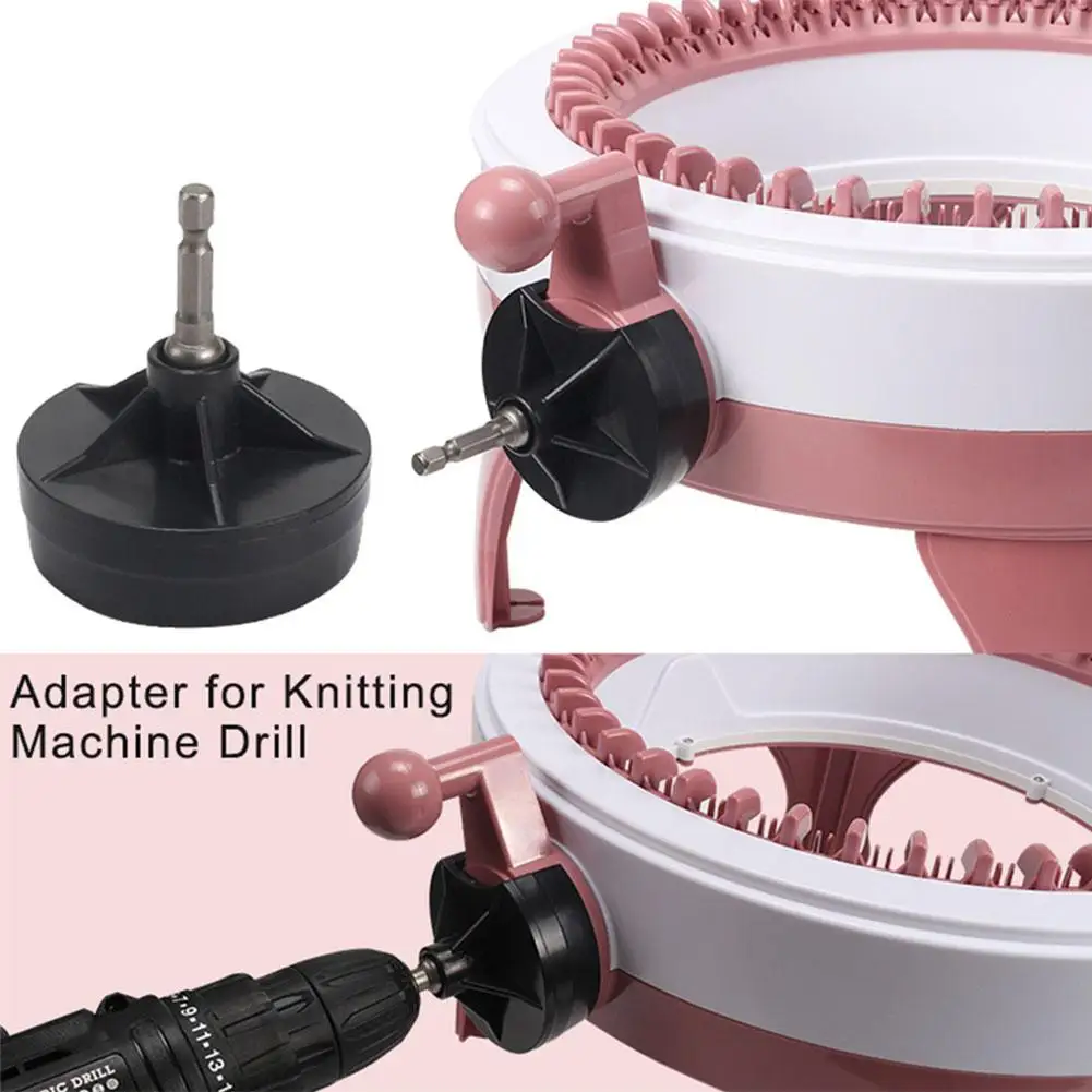 

Addi Knitting Machine Adapter With Hex Bit Power Screwdriver Attachment Part Adapter Electric Connector Power Abs G8F4