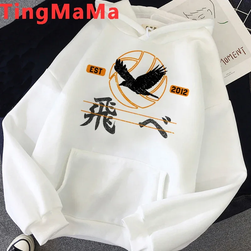 Nekoma Hoodie Volleyball Katzenpfote Anime Sport Club Ästhetisch Vintage Japanisch Schwarz Oversized Lässige Sport-Sweatshirts – Detail 19