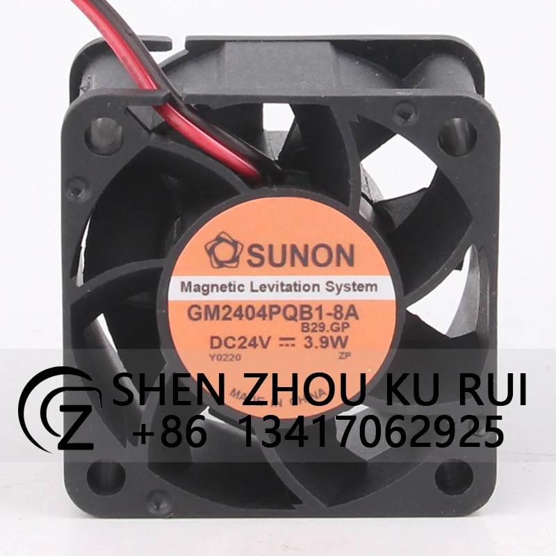 

Case Fan for SUNON GM2404PQB1-8A 40*40*28MM 24V 3.9W 4028 2-wire Silent Cooling Fan