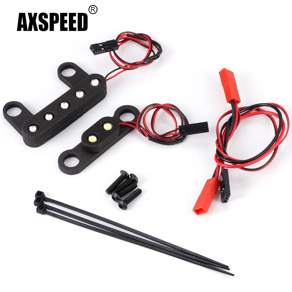 

AXSPEED Simulation Headlight & Taillight LED Light Group for Gorgon 1/10 RC Car Monster Truck Upgrade Parts Accessories