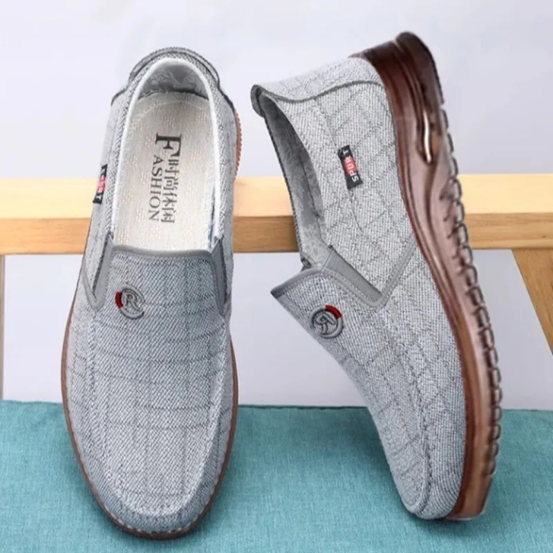 2026 Spring New Casual Man Shoes Comfortable Breathable Men's Sneakers Slip-on Walking Shoes Trend Versatile Running Sneakers