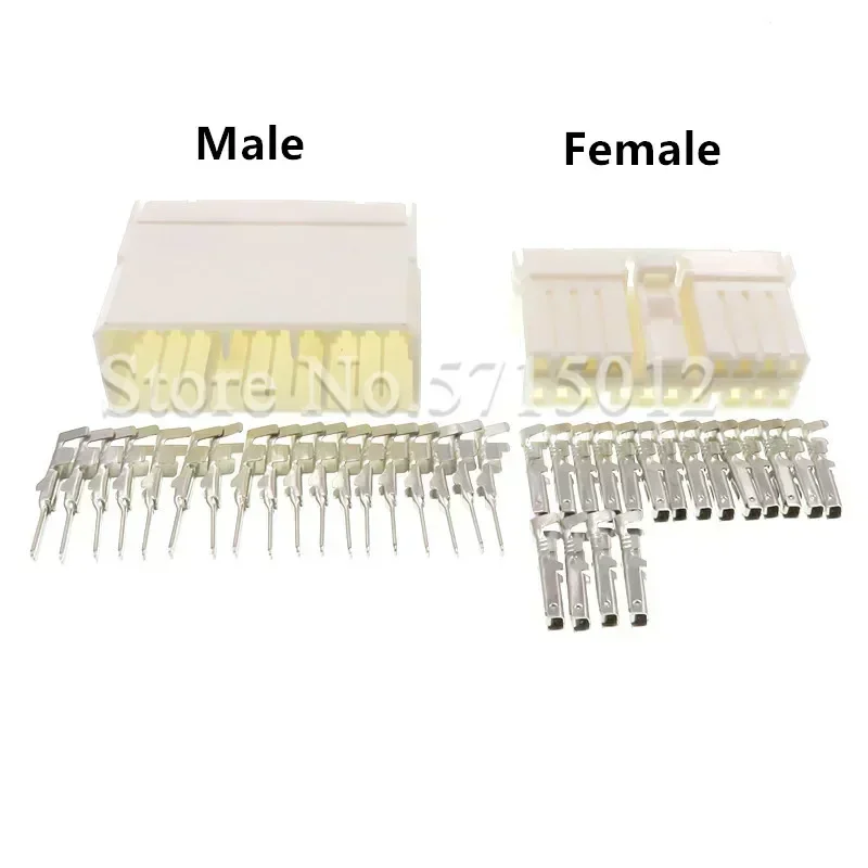 18 Hole 174935-1 173853-1 Automotive Electrical Plug Wire Connector Female Male Socket For Car Engine Start Stop Modification