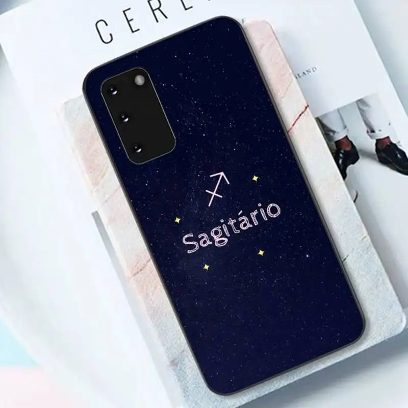 Constellation Sagittarius Phone Case for Samsung S10 21 20 9 8 plus lite S20 UlTRA 7edge