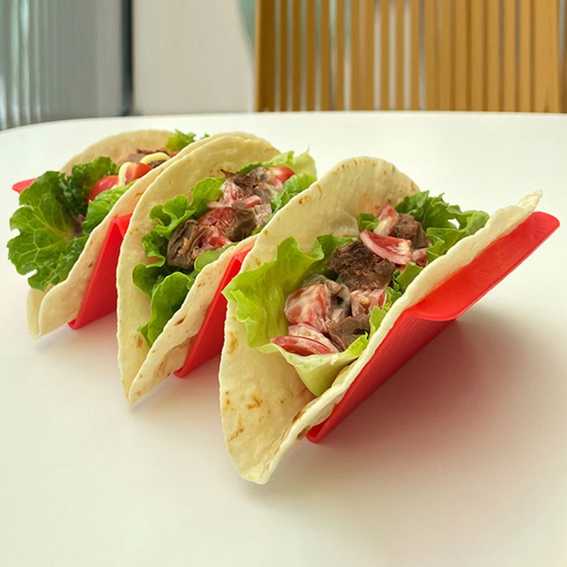 Wave Shape Tortilla Tray, Mexican Pancake Prevention Rack, Food Holder, Servindo Bandeja, Creative Taco Rack