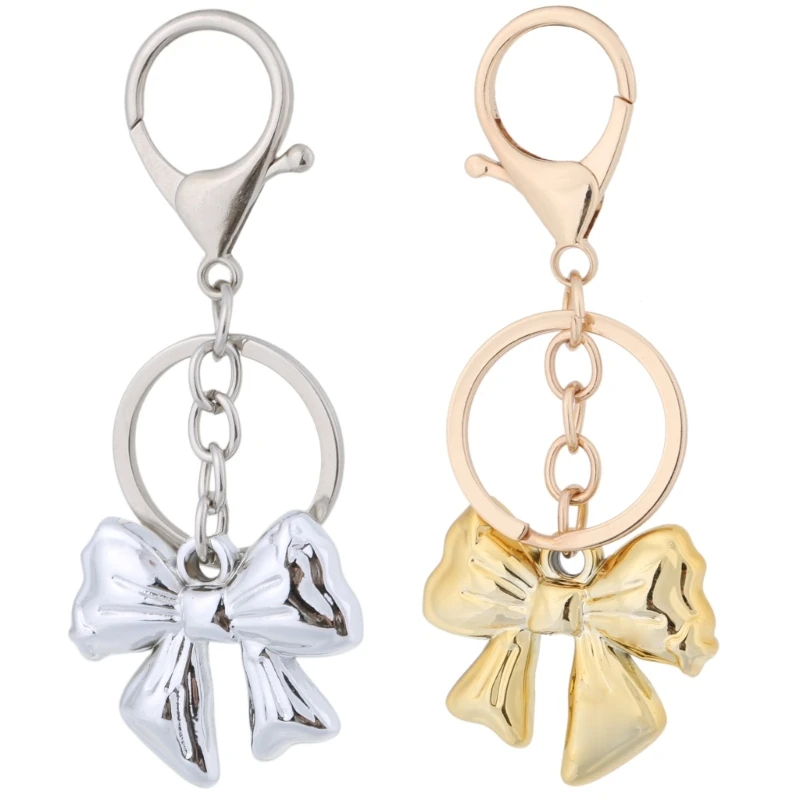 Versatile Bowknot Key Accessory for Women's Purse Enhancement Personalization