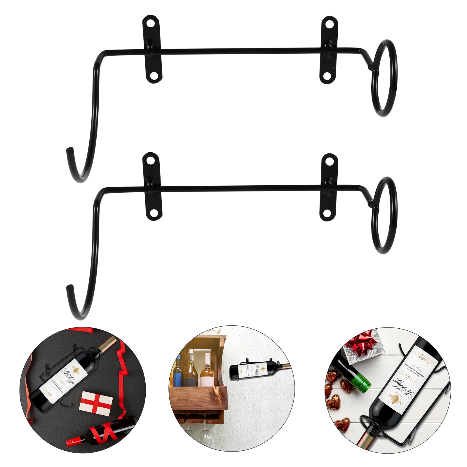 

Storage Organizer Rack Holder Racks Suspension Type Black Wrought Iron
