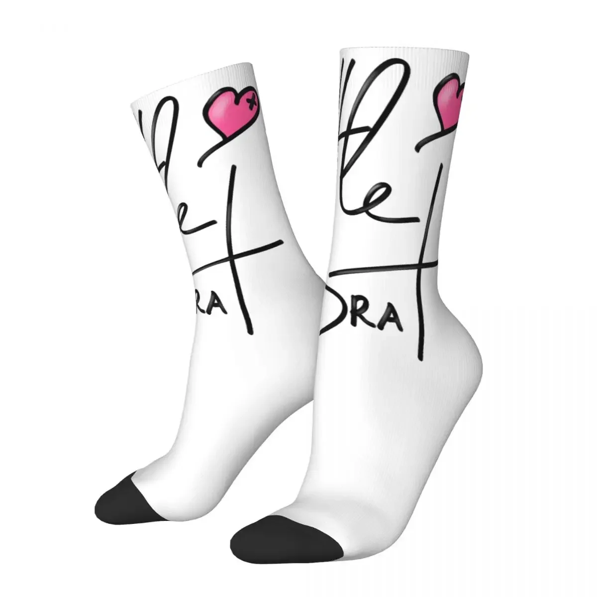 Little Brat Relaxed Fit Men's Socks Vintage Harajuku Charli XCX Street Style Novelty Pattern Crew Sock