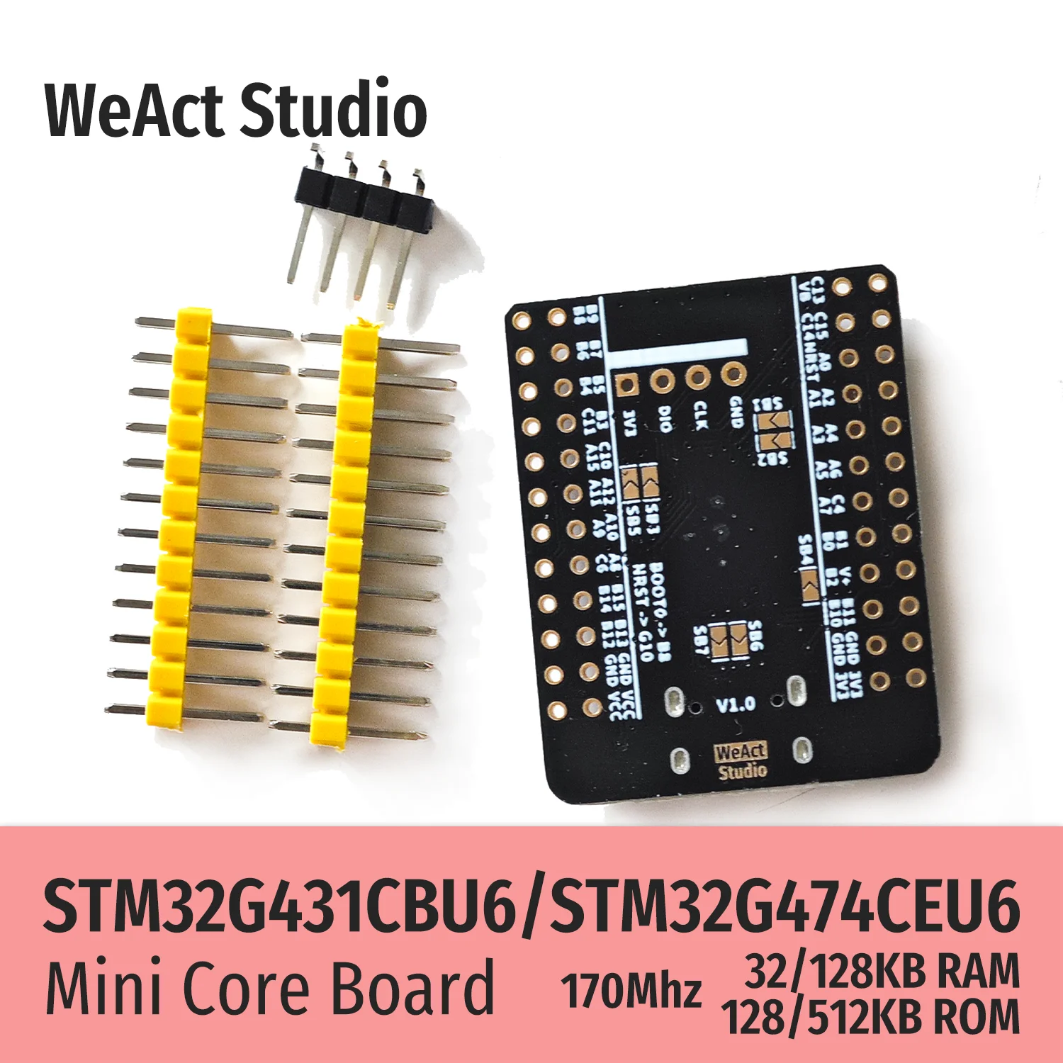 WeAct STM32G4 STM32G474CEU6 STM32G431CBU6 STM32G431 STM32G474 STM32 Kernplatine Demo Board