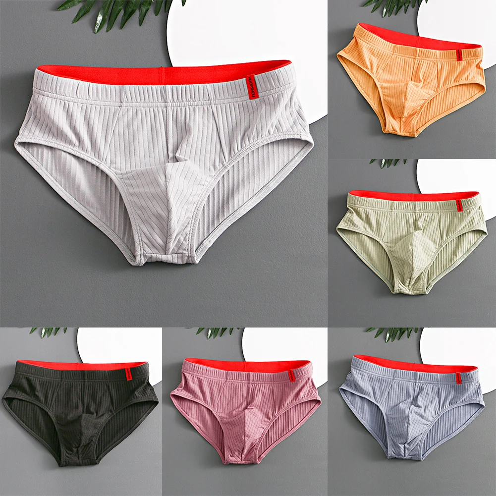 Underpant Mens Brief Bulge Pouch Comfortable Pants Sexy Slimming Soft Solid Stretch Underwear Breathable Daily
