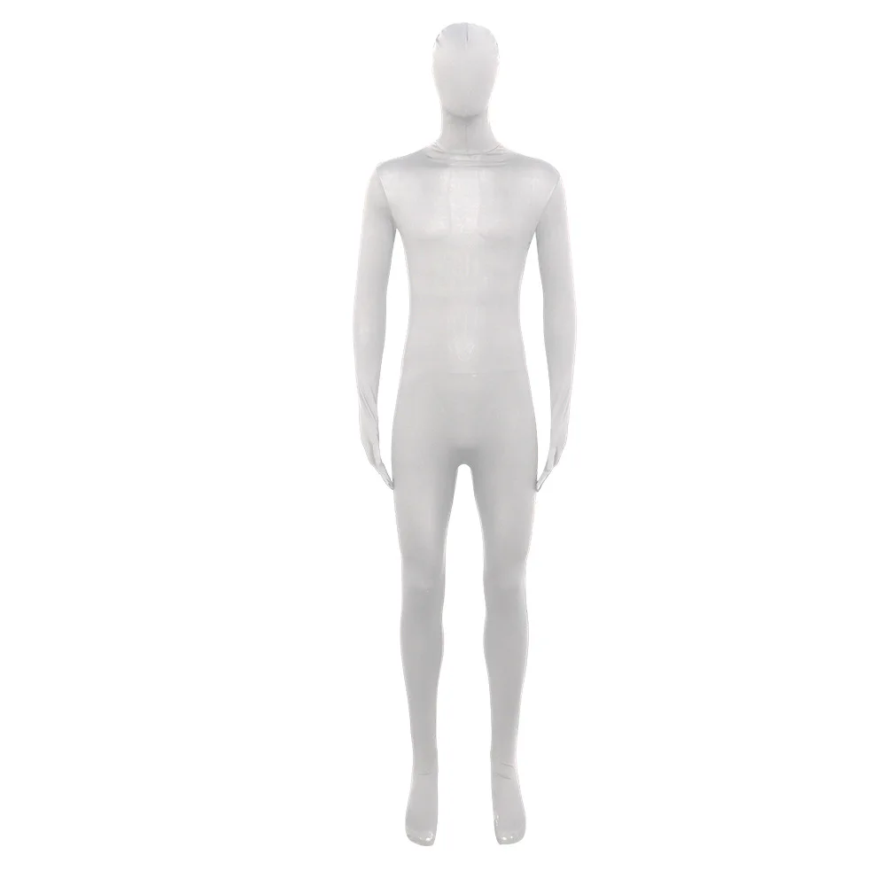 Zentai-traje de cuerpo completo de baile para hombre y mujer, traje ajustado de LICRA para Halloween y Carnaval, novedad