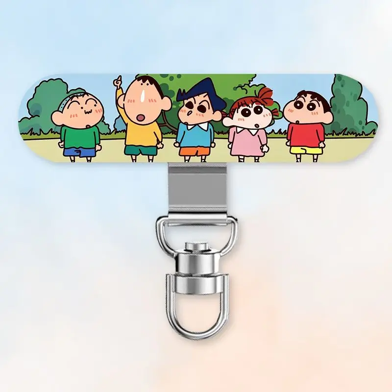 Crayon Shin-chan Sakurada Nene Nohara Shiro kreativer Cartoon-Handyhalter mit Metallclip, fester Verbindung und drehbarer Dichtung – Detail 2