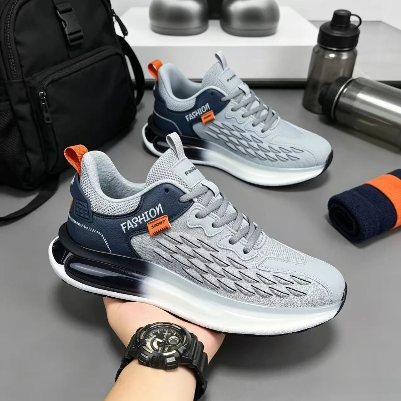 

Men's Shoes Breathable Lightweight Sports Shoes Outdoor Mesh Black Walking Shoes Trendy Men's Casual Shoes Running Shoes