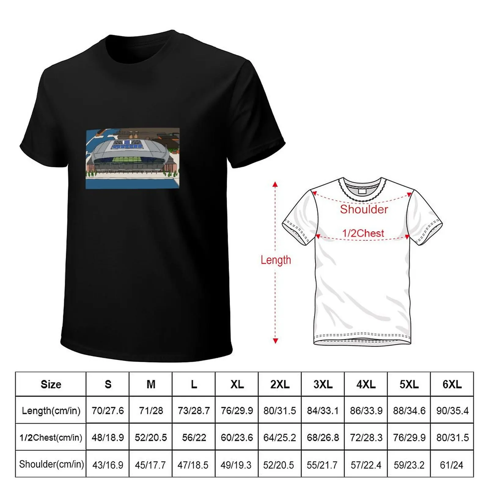 Bramley Moore Dock - Everton FC T-Shirt Industrial Work Tee Shirt