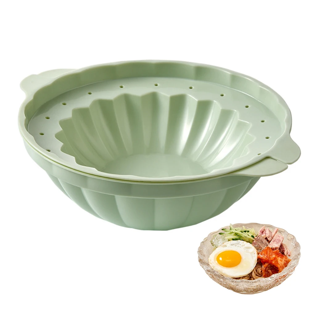 

Fruit Salad Ice Bowl Mold Creative Ice Bowl Mold Decorative Food Container for Home