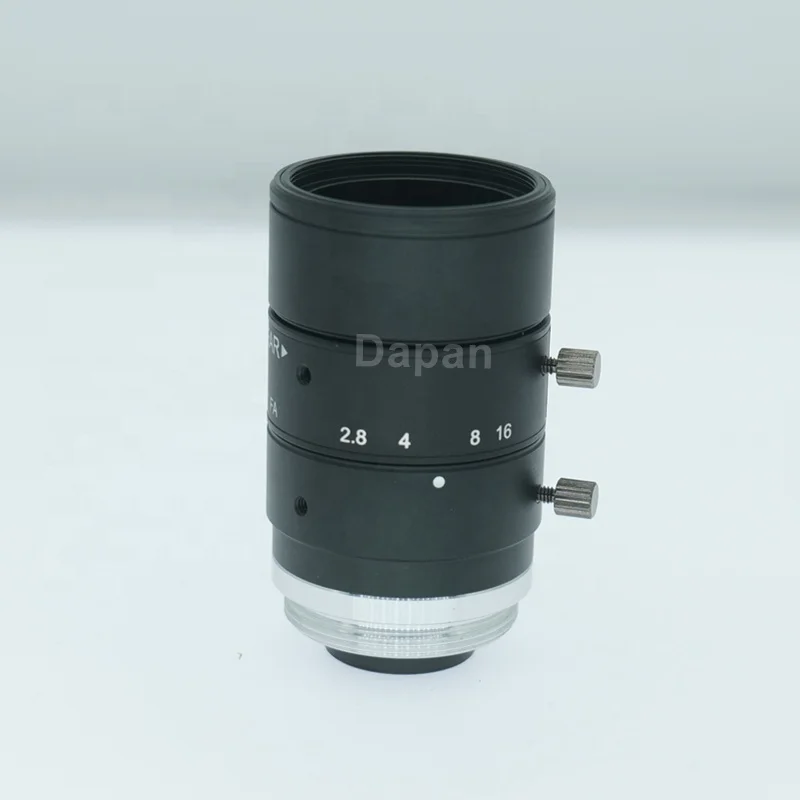 Obiettivo FA (automazione di fabbrica) – Messa a fuoco fissa da 50 mm, 6 MP, attacco C da 2/3", F2.8, ottimizzato per bassa distorsione