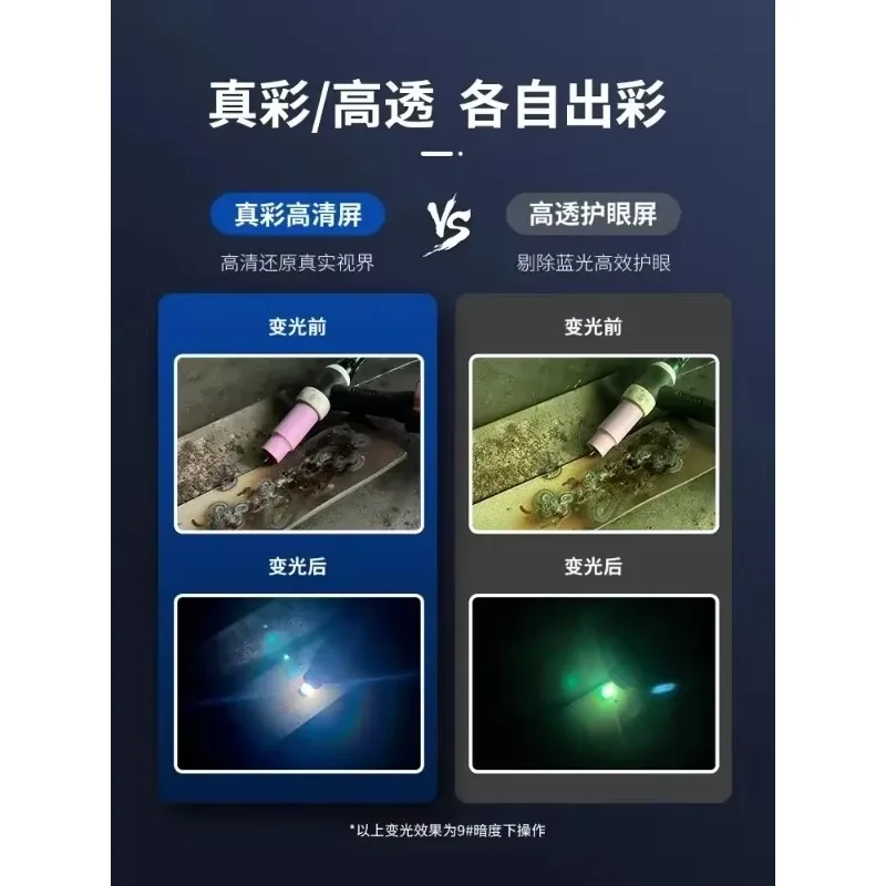 AS-5000F automatic variable light welding face shield argon arc welding protective cover welder variable light welding cap