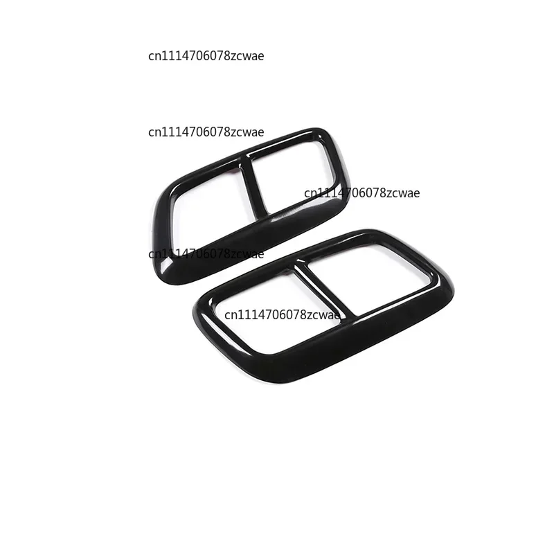 For Land Rover Range Rover Sport L494 2020 Stainless Steel Car Exhaust Pipe Tail Throat Cover Trim Exterior Car Accessories
