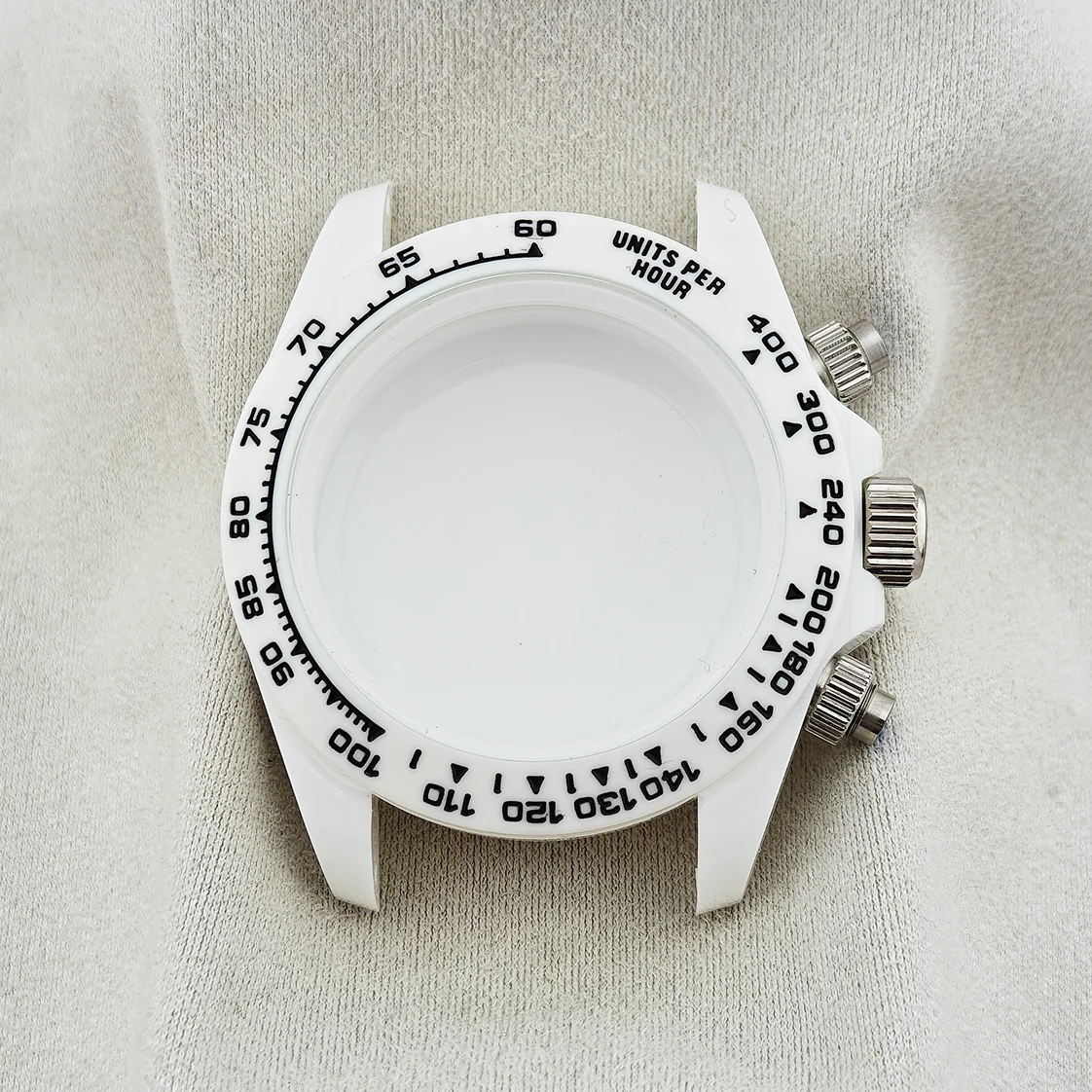 Für VK63 40mm Transparentes Gehäuse 20mm Uhrenarmbänder Set SUB Acryl Kunststoff Mehrfarbiges Gehäuse Klare Uhrengehäuse Zubehör