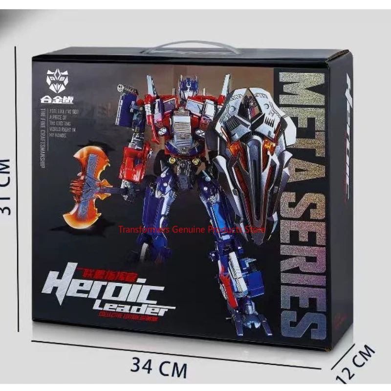 ألعاب رائجة البيع محول Black Apple M-01 Optimus Prime هدية عيد ميلاد شخصيات روبوت شخصيات متحركة نموذج يدوي