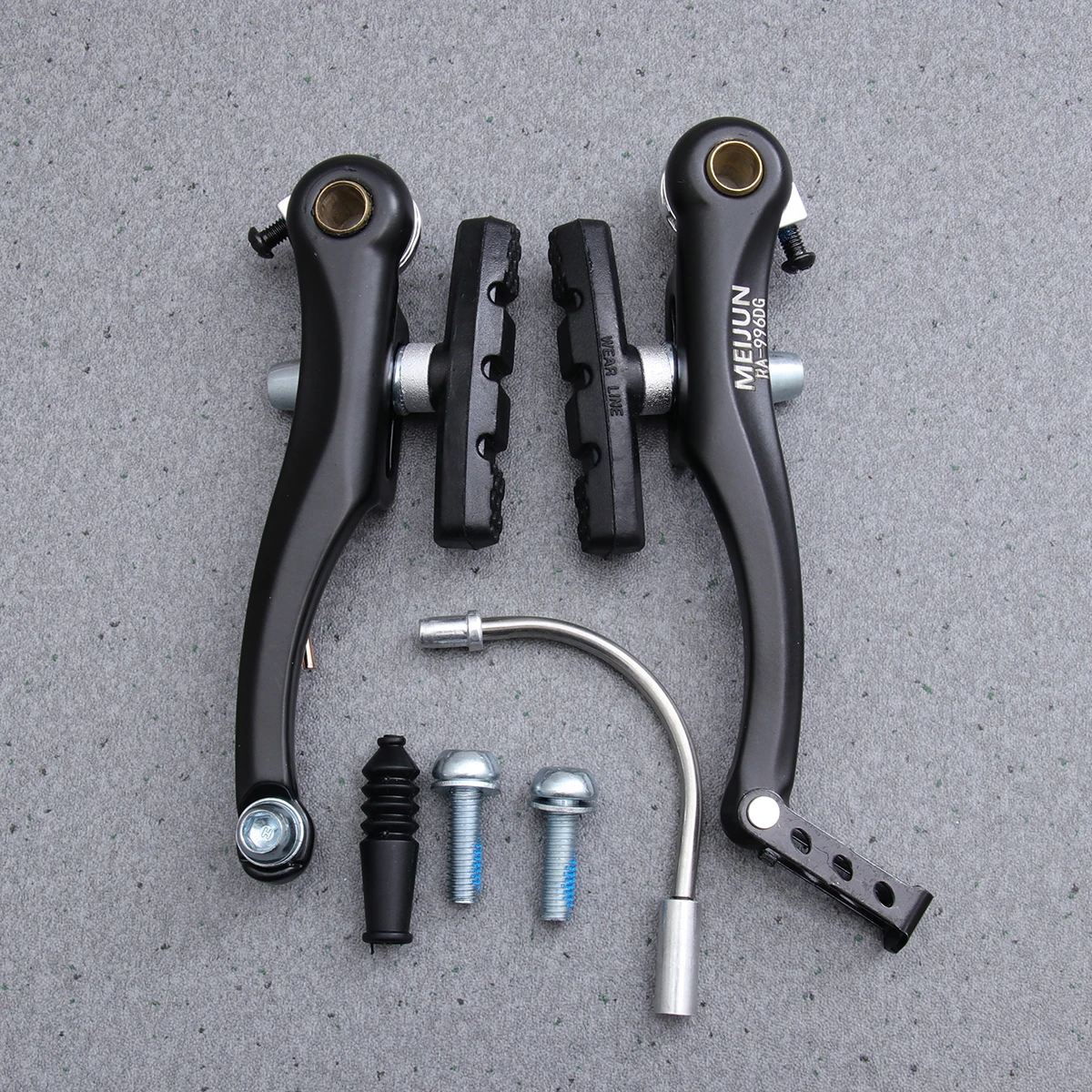 

Aluminum Alloy Pads Front Rear Mountain Bike Wear Resistant Rubber Durable Easy to Change Brake Shoes Blocks Accessories