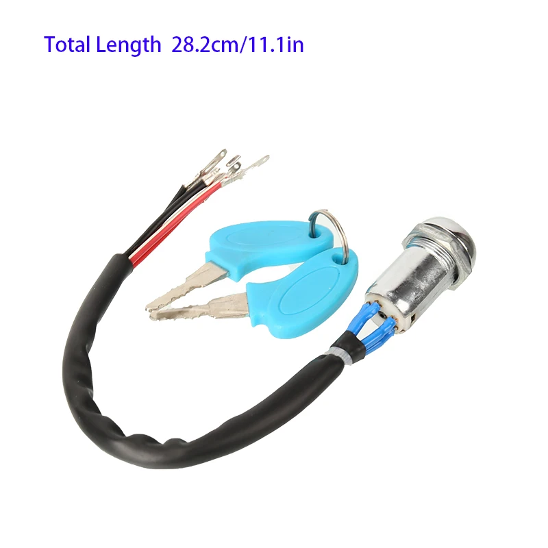 Premium 4 Wire Ignition Key Switch: Perfect Replacement for 2 Stroke Quad Bikes