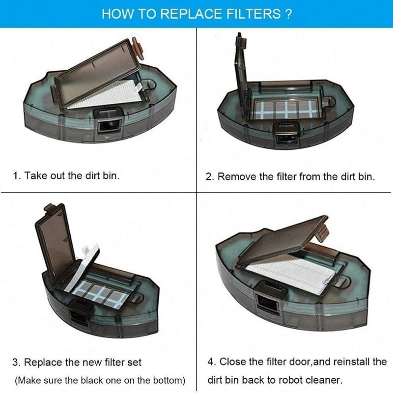 A63K-13Pcs Replacement Spare Parts Kit Compatible For Eufy Robovac 11 Robovac 11C Ecovacs Deebot N79 Deebot N79S