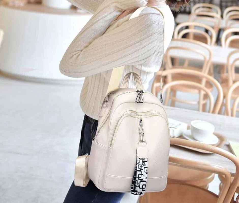 2025 Hot Sale New Luxury Designer Women High capacity Leather Backpack Fashion Shoulder Bags School Backpacks Travel Bagpack